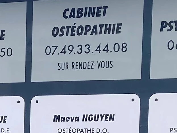 photo du cabinet osteo Mourenx